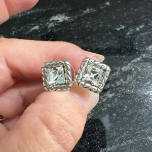 Brighton Silver Stud Earrings